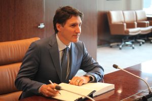 جاستن ترودو, رئيس الوزراء الكندي