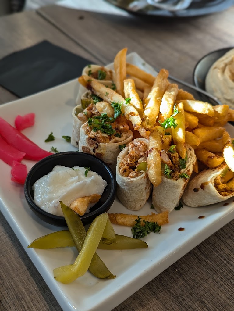 Levant Restaurant - مطعم ليفانت - Shawarma and French fries meal - وجبة شاورما وأصابع بطاطا مقلية