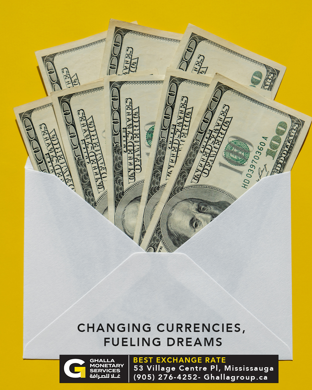 Changing Currencies Fueling Dreams _ Ghalla Monetary Services غلا للصرافة