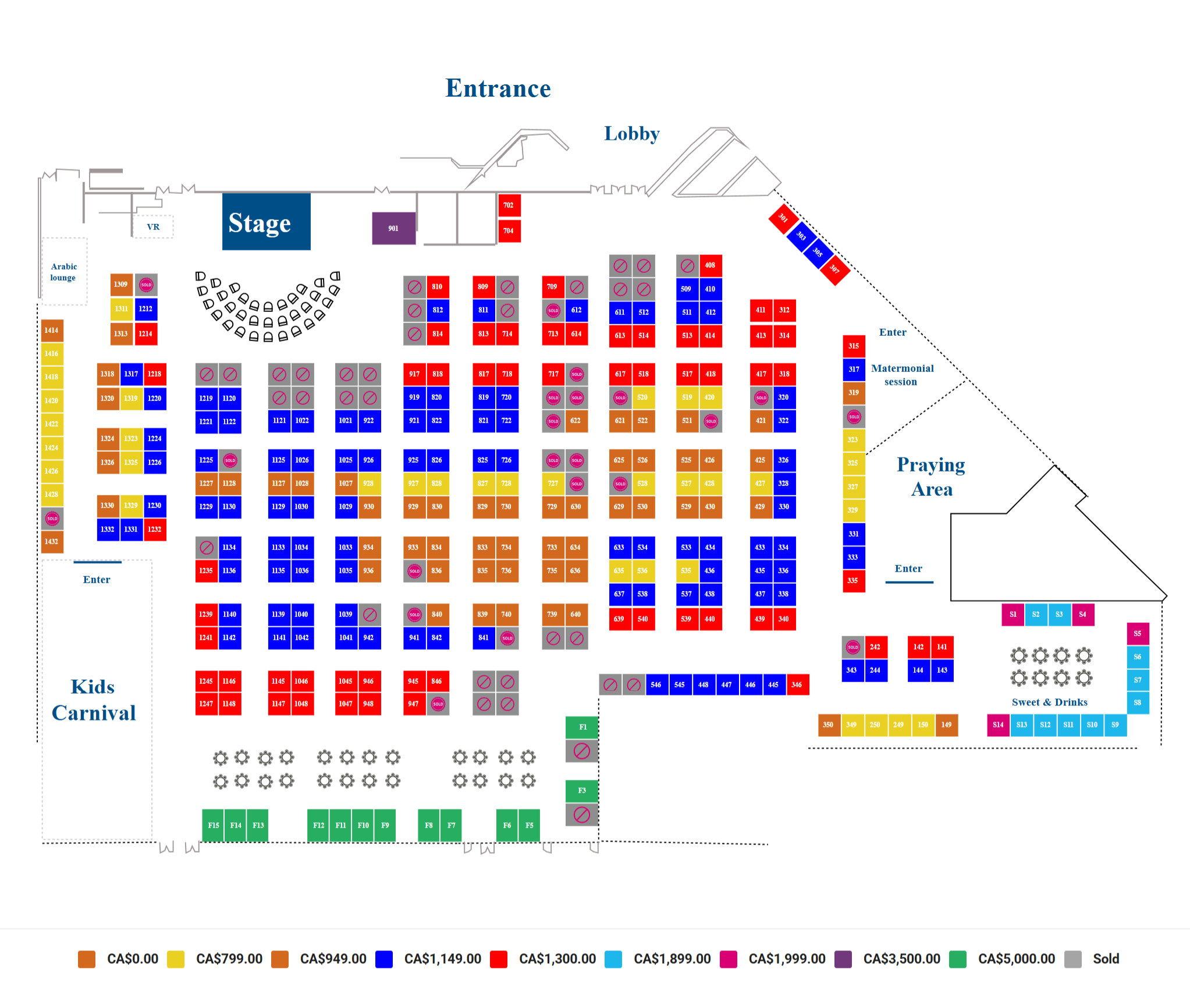 Ramadan Expo 2026 Booth Map