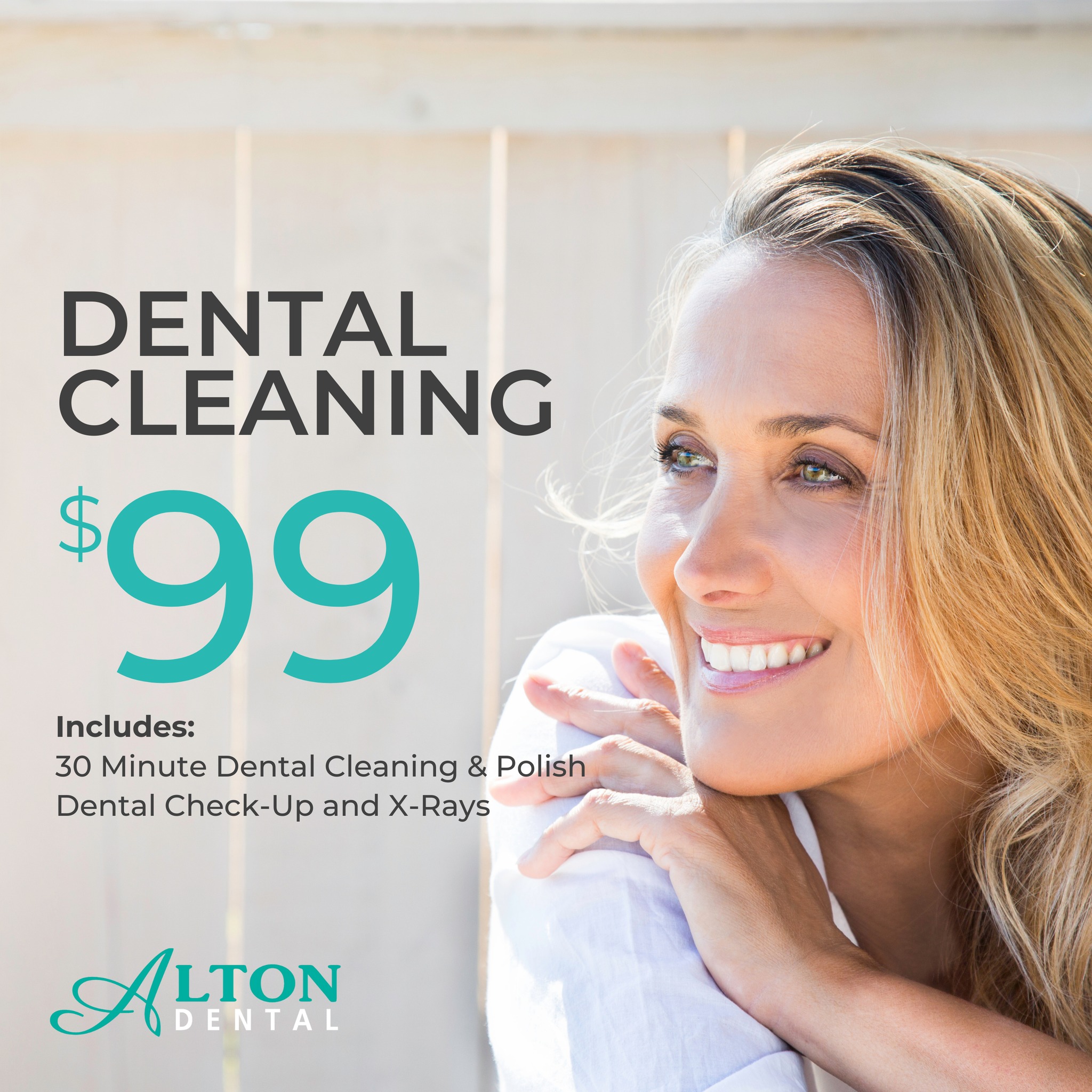 عرض تنظيف الأسنان للمرضى الجدد في Alton Dental