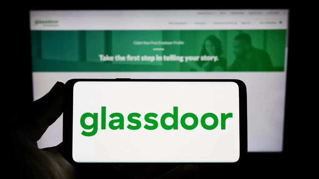glassdoor on mobile