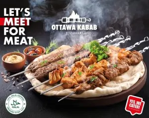 Ottawa Kabab Restaurant, Let's Meet For Meat, Halal, Yes We Cater!